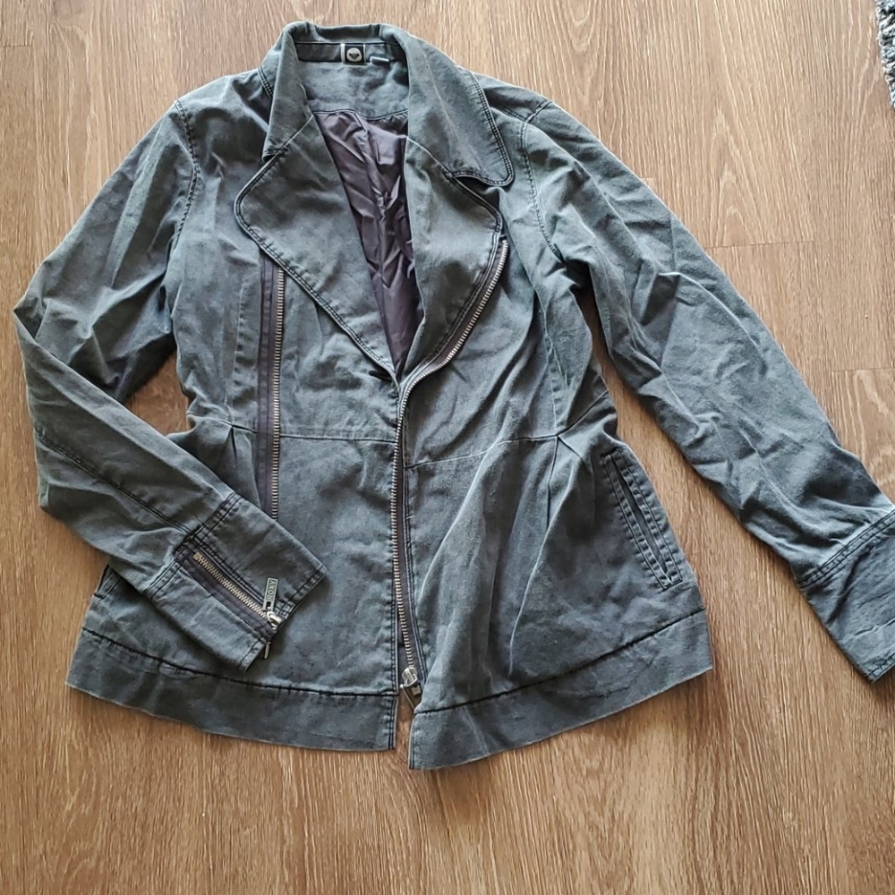 ROXY gray light jacket